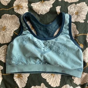 Small Teal Smartwool Bra